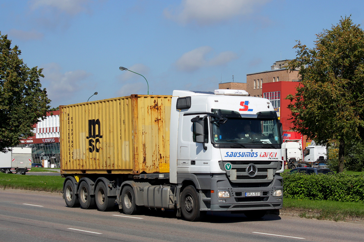 Литва, № GRJ 531 — Mercedes-Benz Actros ('2009) 1844