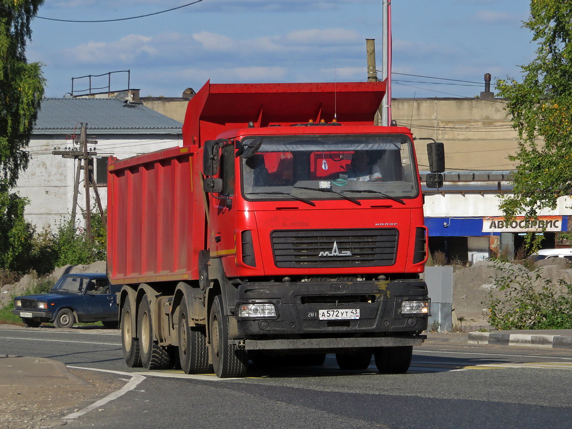 Кировская область, № А 572 УТ 43 — МАЗ-651628