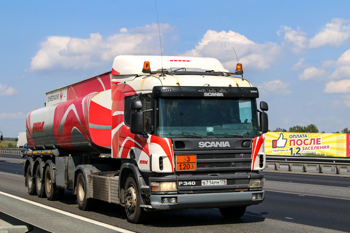 Санкт-Петербург, № В 714 РМ 178 — Scania ('2004) P340