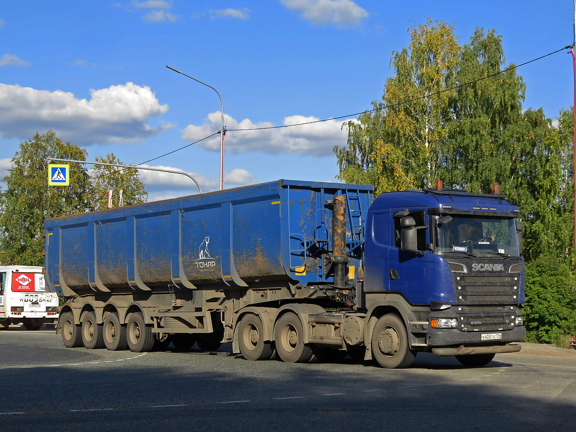 Челябинская область, № Х 405 ТХ 174 — Scania ('2013) R500