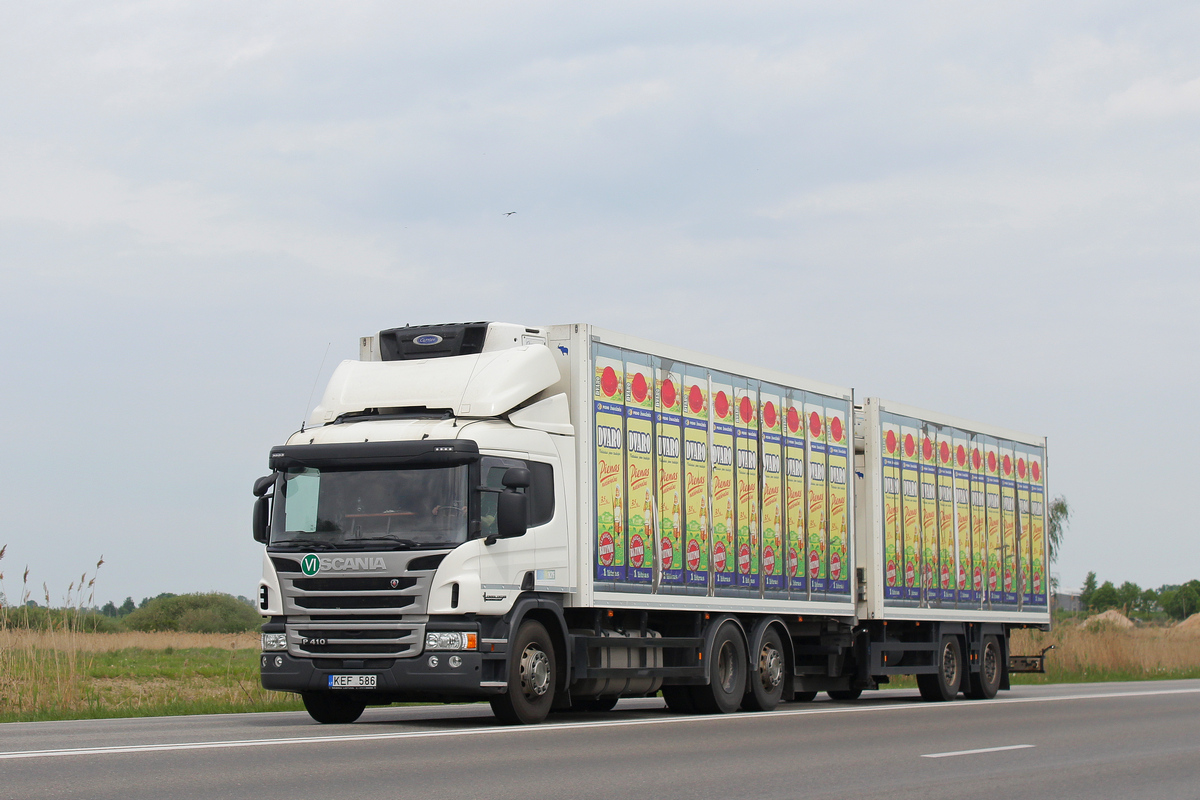 Литва, № KEF 586 — Scania ('2011) P410