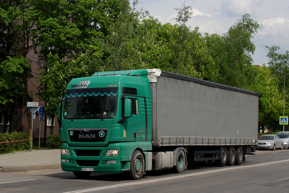 Литва, № GZP 743 — MAN TGX ('2007) 18.440