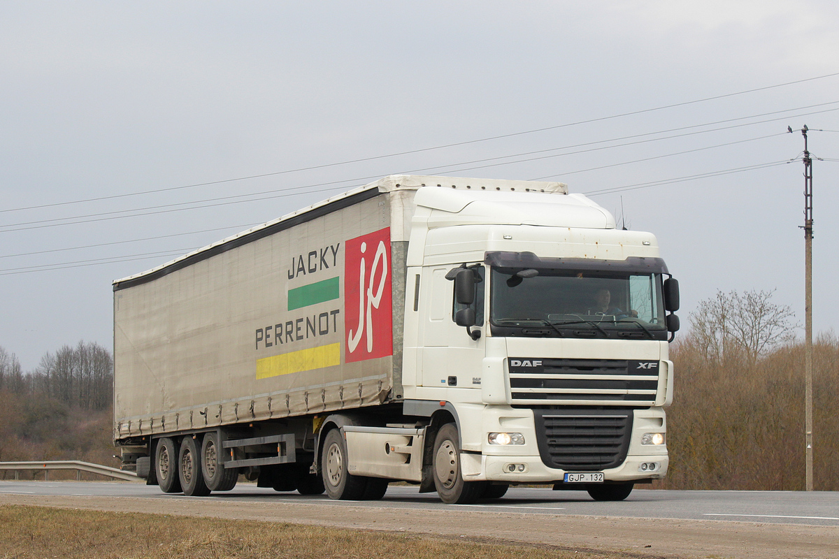 Литва, № GJP 132 — DAF XF105 FT