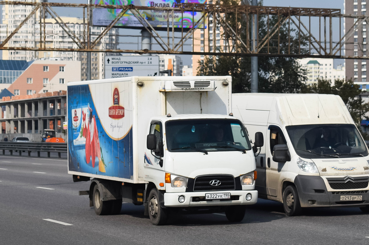 Московская область, № А 322 УК 190 — Hyundai HD78 ('2004)