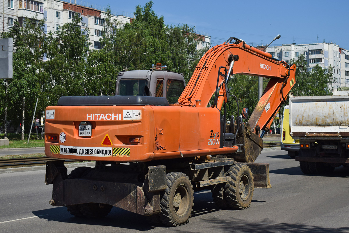 Алтайский край, № 2262 ЕВ 22 — Hitachi ZX210W (общая модель)