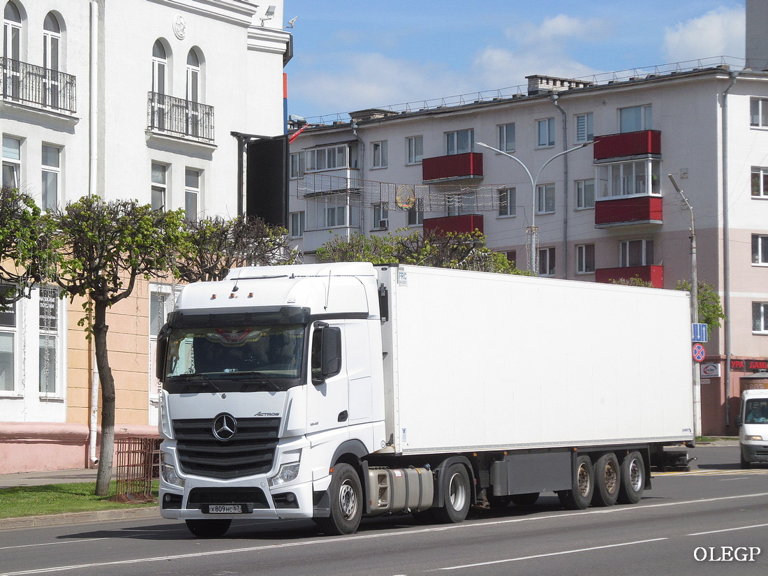 Смоленская область, № Х 809 НС 67 — Mercedes-Benz Actros '18 1845 [Z9M]