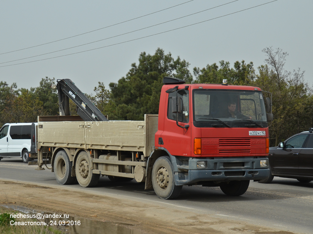 Севастополь, № А 232 КС 92 — DAF 65 / 75 / 85 (CF) (общая модель)