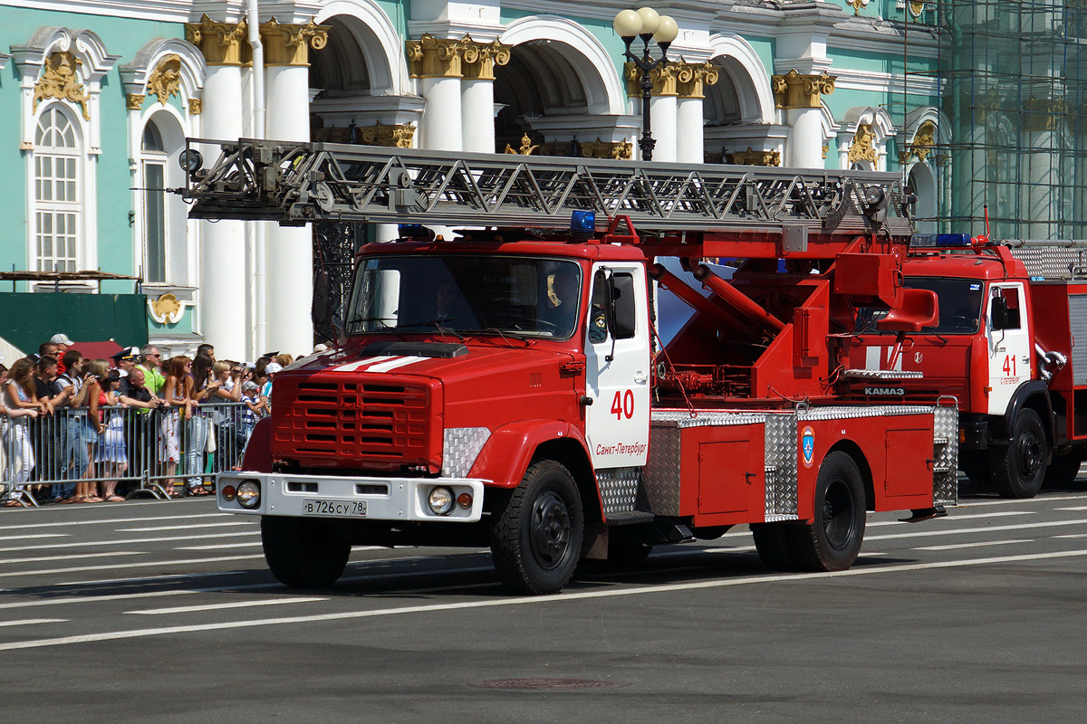 Санкт-Петербург, № В 726 СУ 78 — ЗИЛ-433112; Санкт-Петербург — Парад, посвящённый 210-летию со дня образования пожарной охраны Санкт‑Петербурга (29.06.2013)