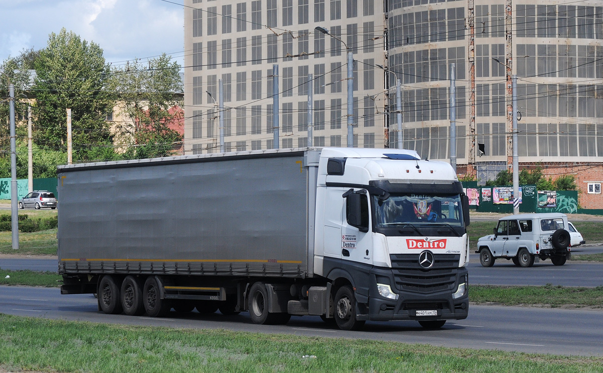 Мордовия, № М 401 АМ 13 — Mercedes-Benz Actros '18 1842 [Z9M]