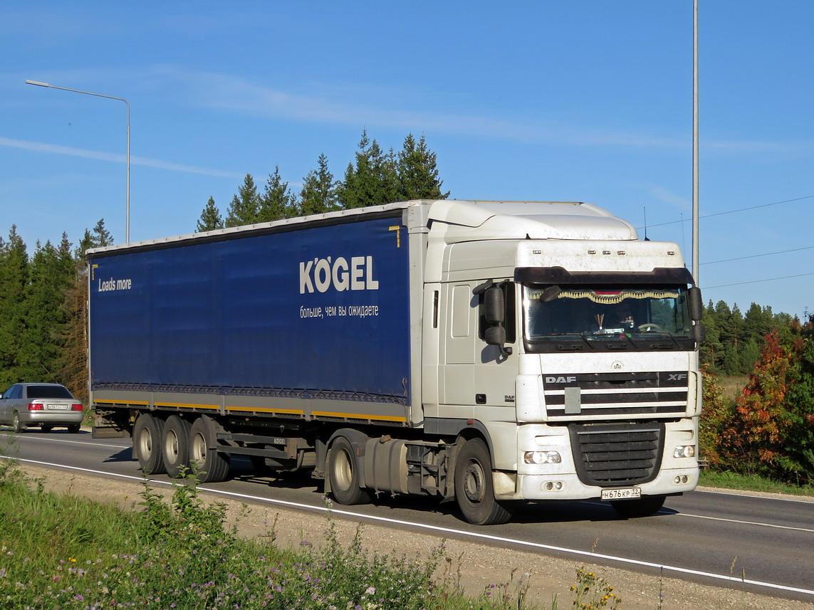 Брянская область, № Н 676 КР 32 — DAF XF105 FT