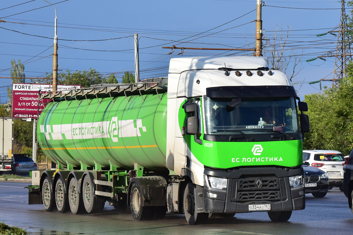 Ростовская область, № О 354 АО 761 — Renault T-Series ('2013)