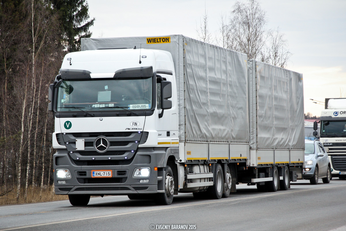 Финляндия, № XNL-715 — Mercedes-Benz Actros ('2009) 2541