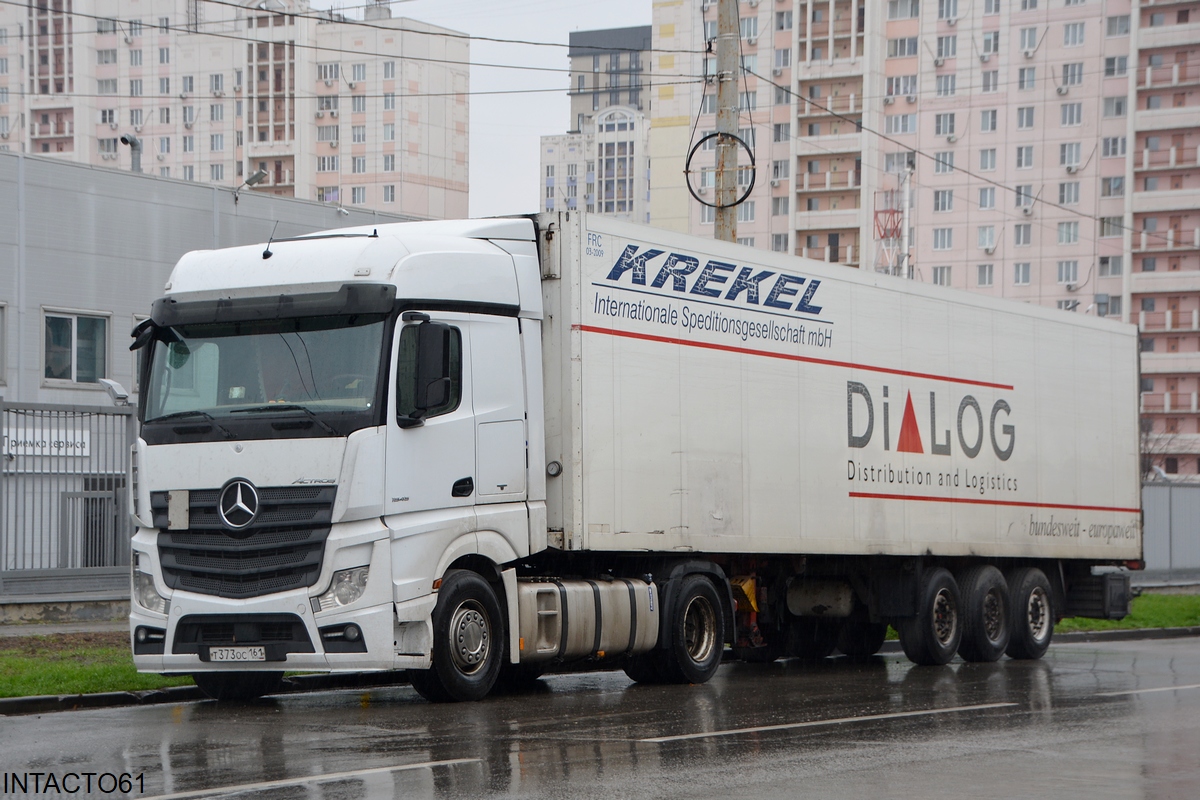 Ростовская область, № Т 373 ОС 161 — Mercedes-Benz Actros ('2011) 1845