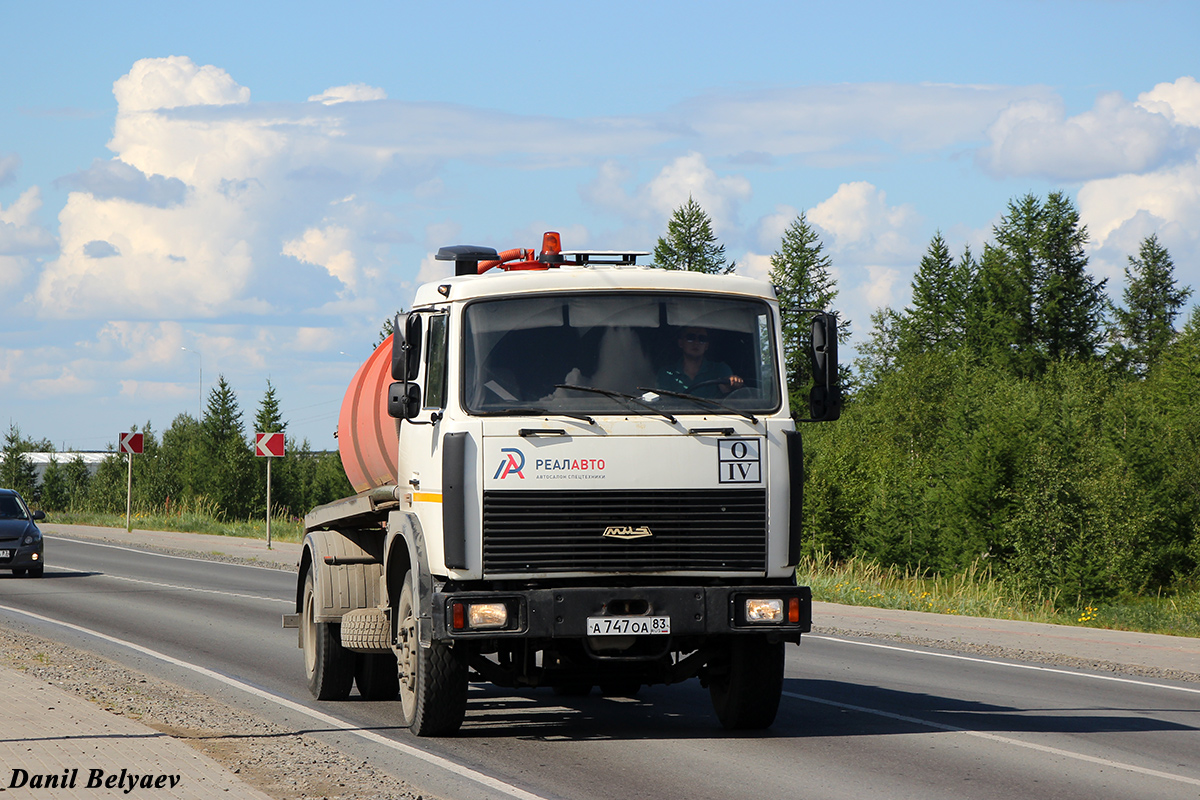 Ненецкий автономный округ, № А 747 ОА 83 — МАЗ-5336A3