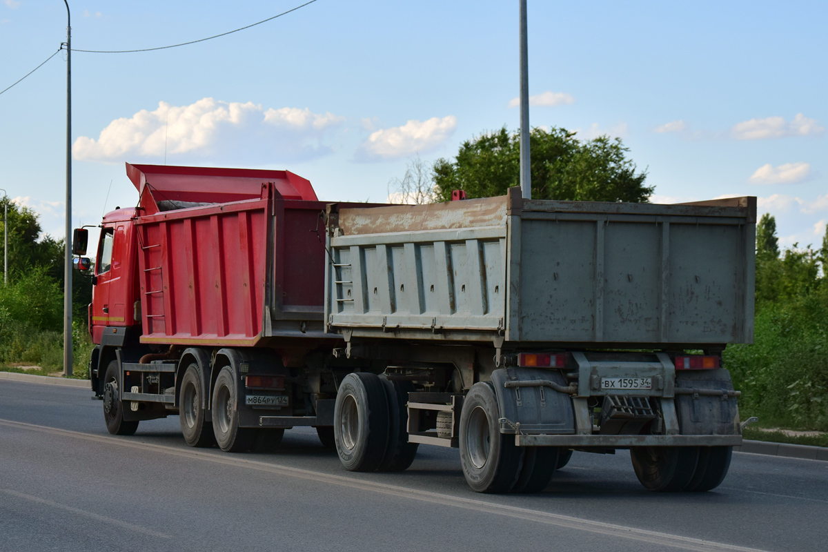 Волгоградская область, № ВХ 1595 34 — МАЗ-8561