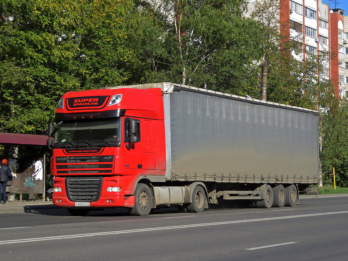 Кировская область, № Н 444 УА 43 — DAF XF105 FT