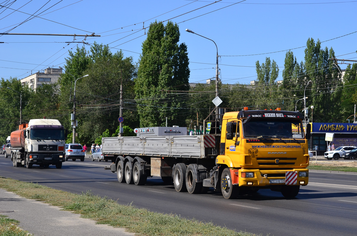 Волгоградская область, № В 123 ОВ 134 — КамАЗ-65116-A4