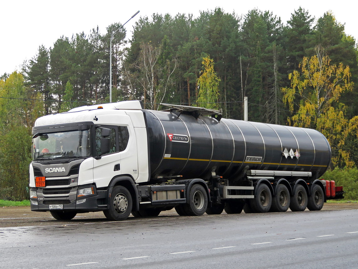 Кировская область, № Р 108 ВУ 159 — Scania ('2016) P380