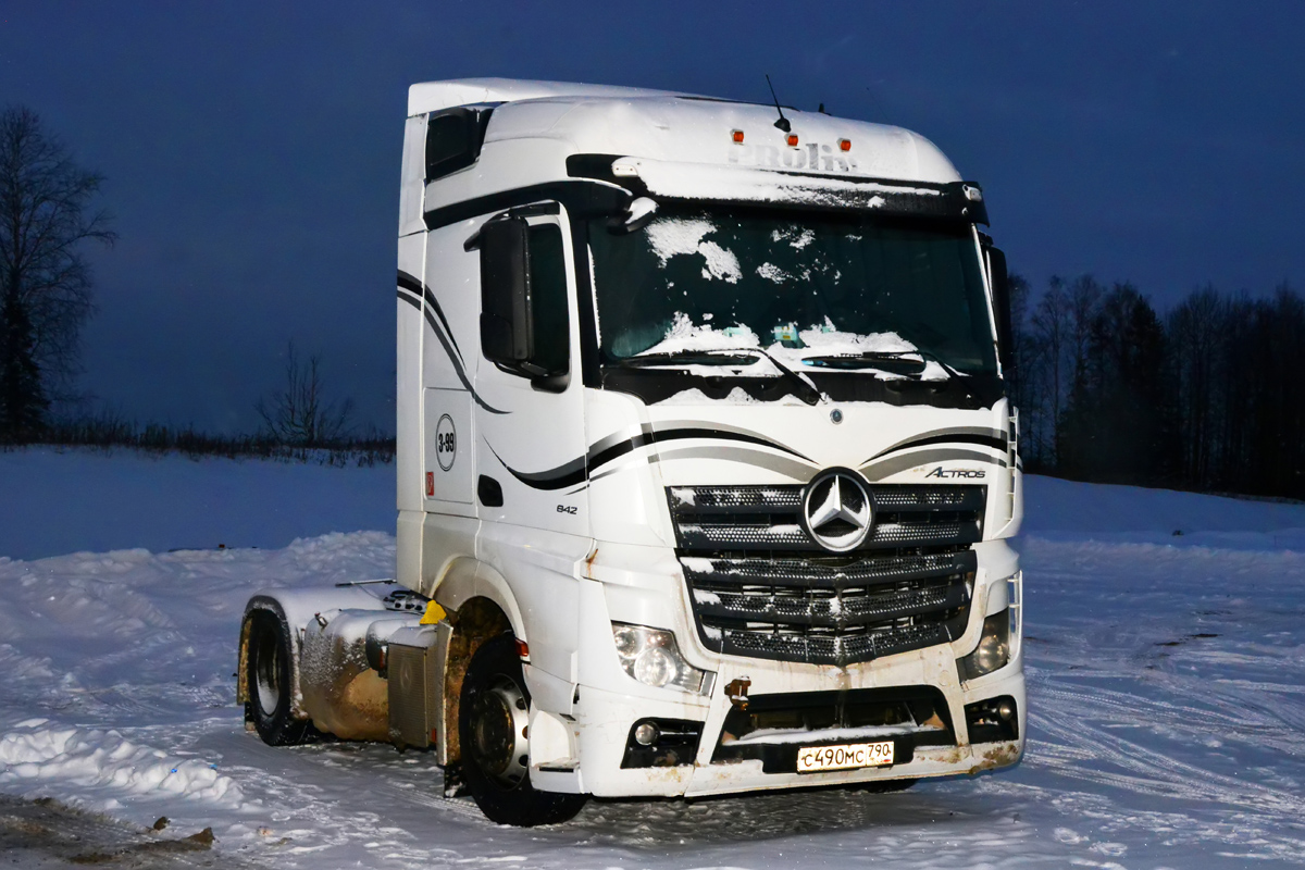 Московская область, № С 490 МС 790 — Mercedes-Benz Actros '18 1842 [Z9M]