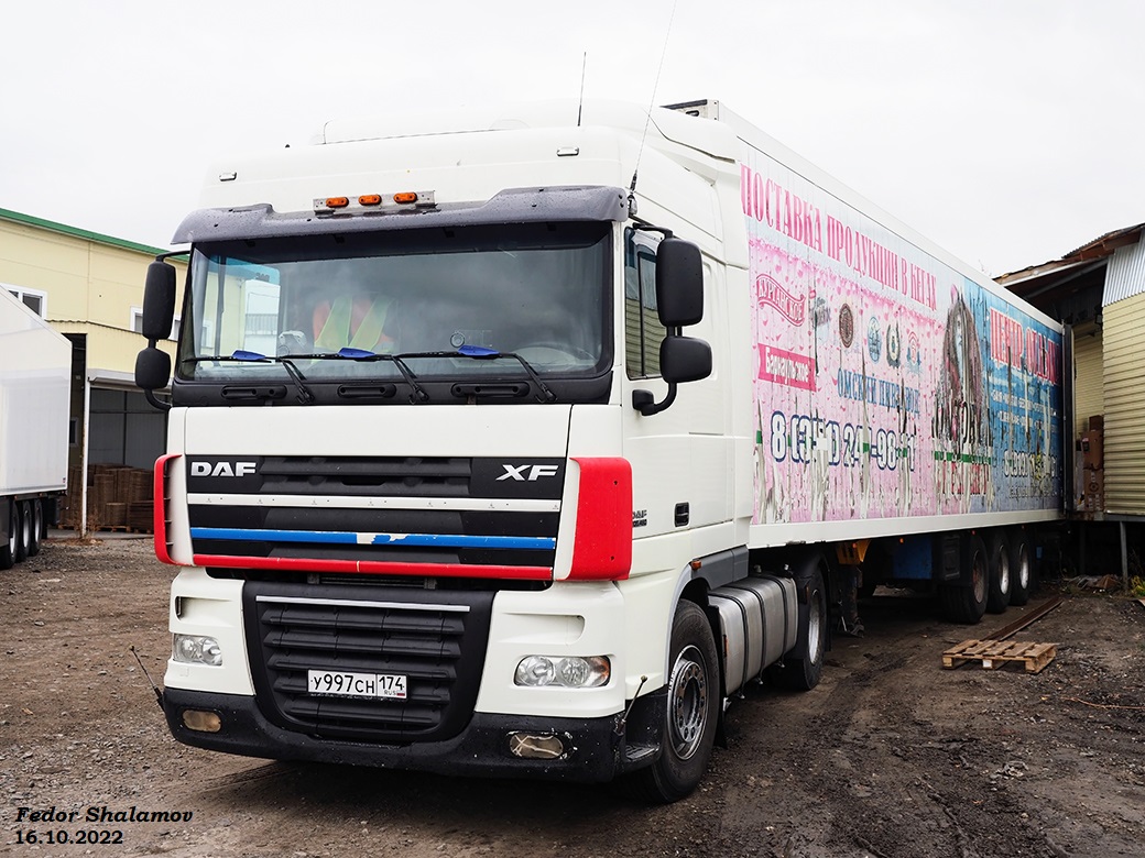 Челябинская область, № У 997 СН 174 — DAF XF105 FT