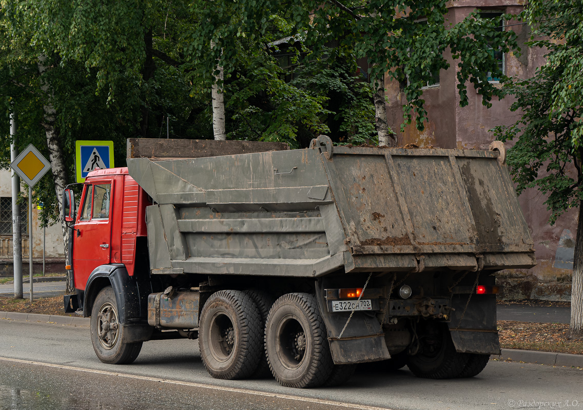 Башкортостан, № Е 322 СН 702 — КамАЗ-5410