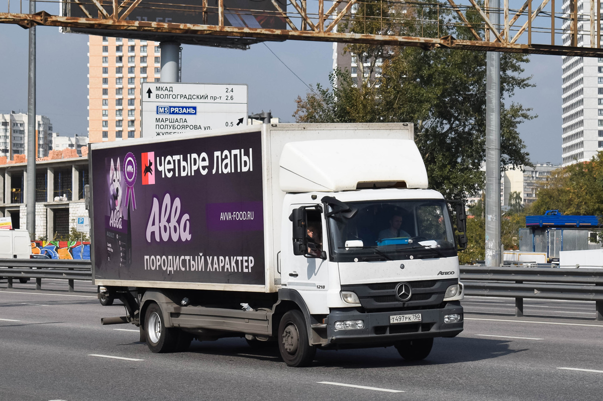 Московская область, № Т 497 РК 750 — Mercedes-Benz Atego 1218 [Z9M]