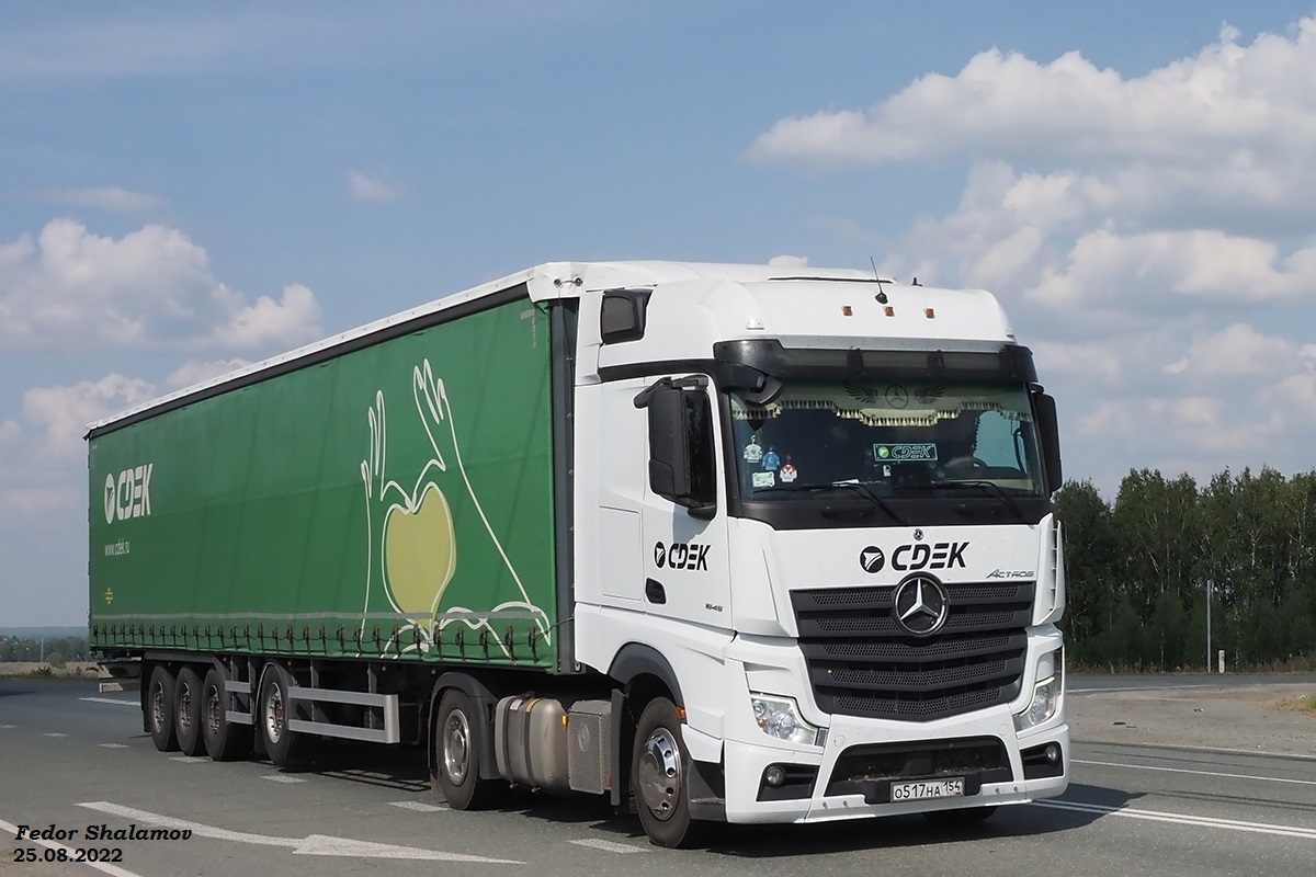 Новосибирская область, № О 517 НА 154 — Mercedes-Benz Actros '18 1845 [Z9M]