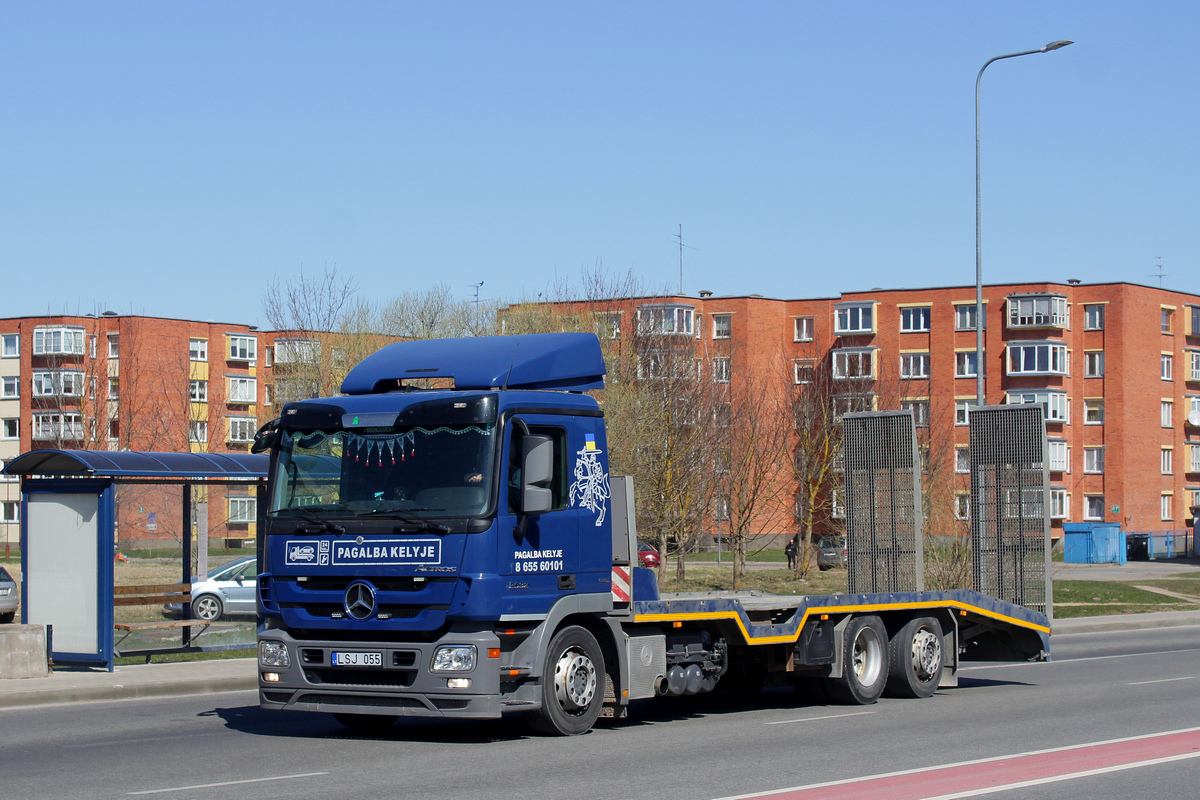 Литва, № LSJ 055 — Mercedes-Benz Actros ('2009)