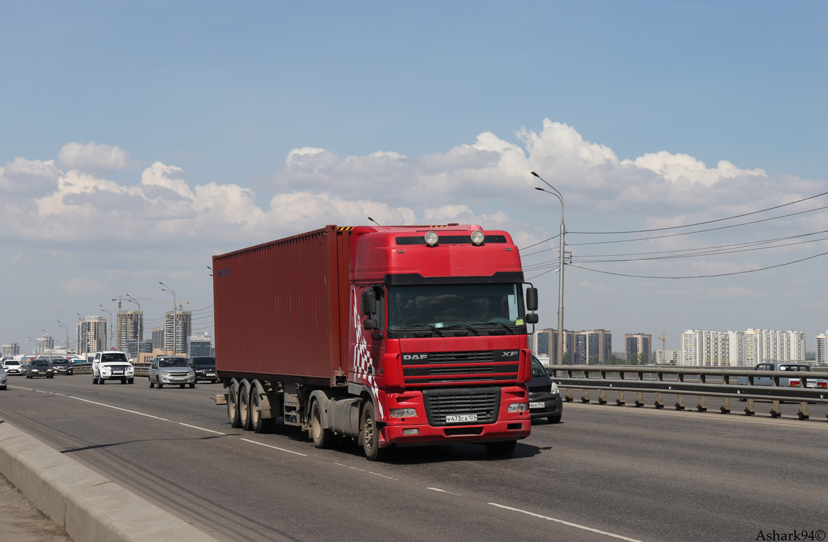 Красноярский край, № К 473 СА 124 — DAF XF95 FT