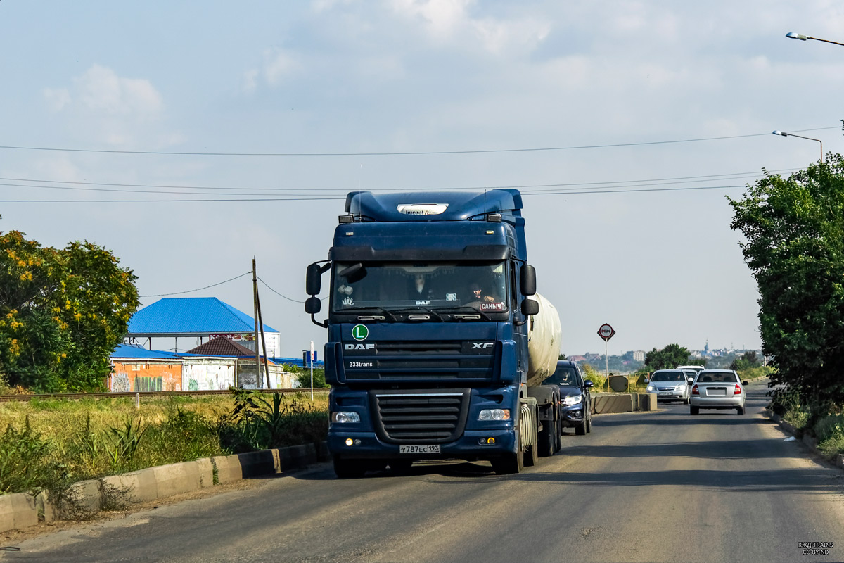 Краснодарский край, № У 787 ЕС 193 — DAF XF105 FT