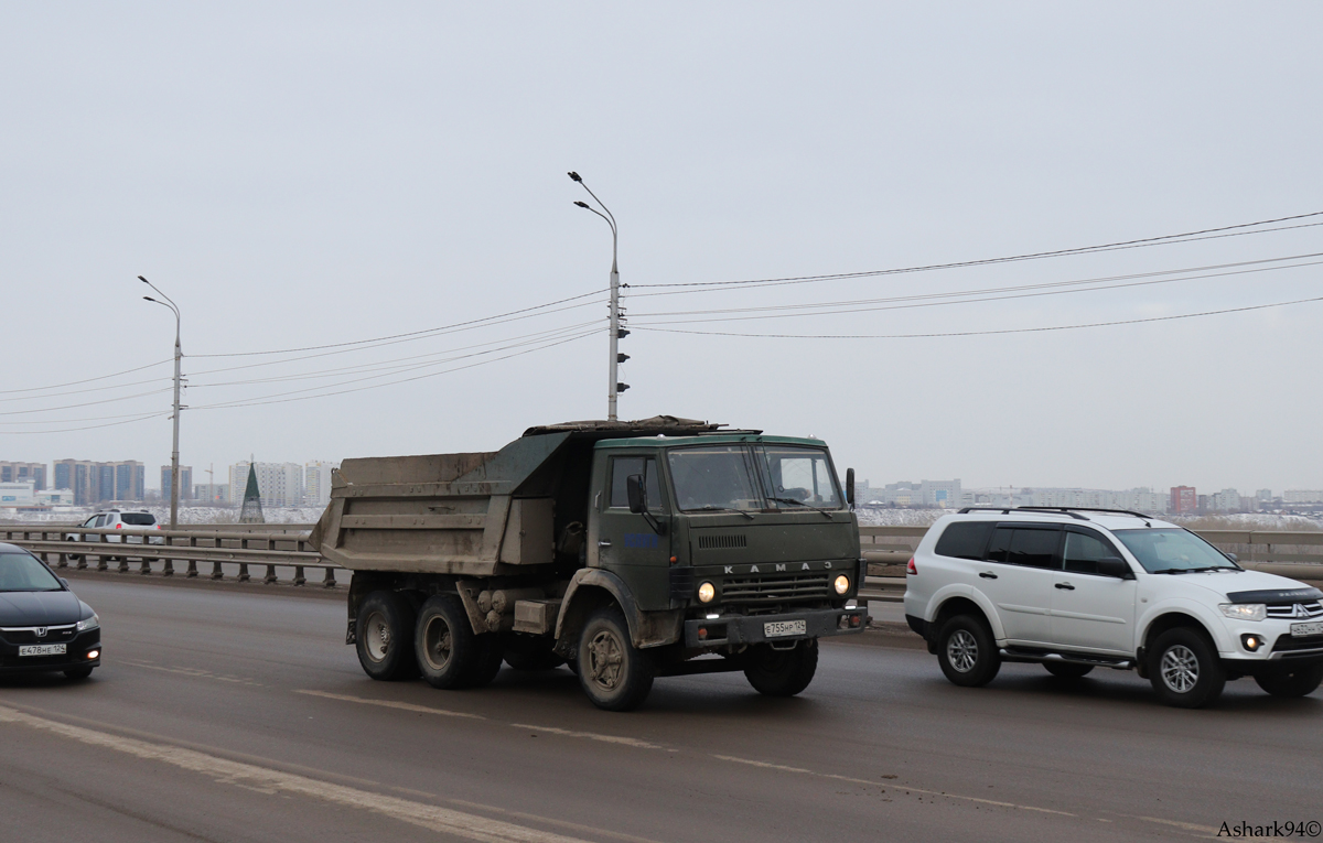 Красноярский край, № Е 755 НР 124 — КамАЗ-55111 [551110]