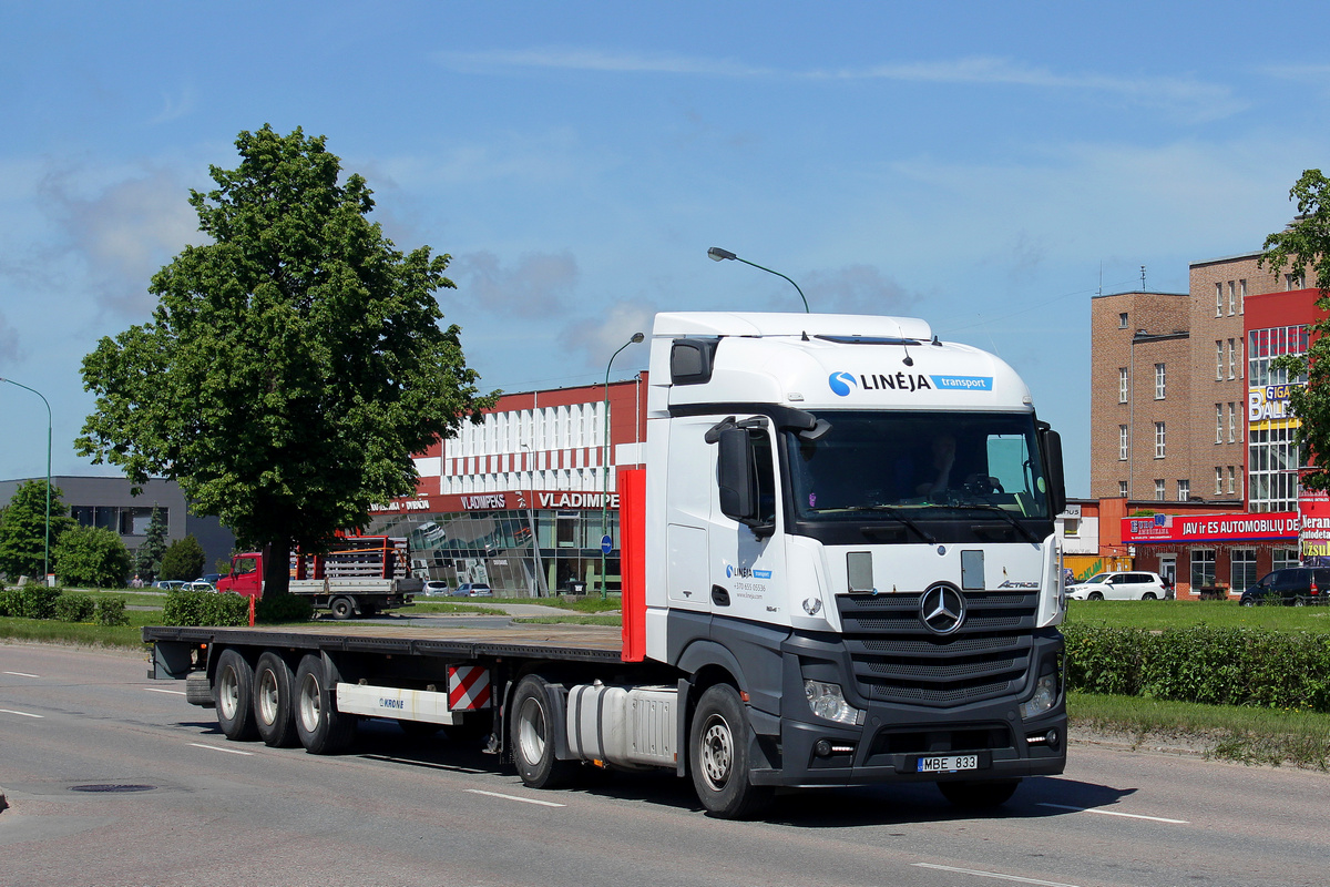 Литва, № MBE 833 — Mercedes-Benz Actros ('2011)