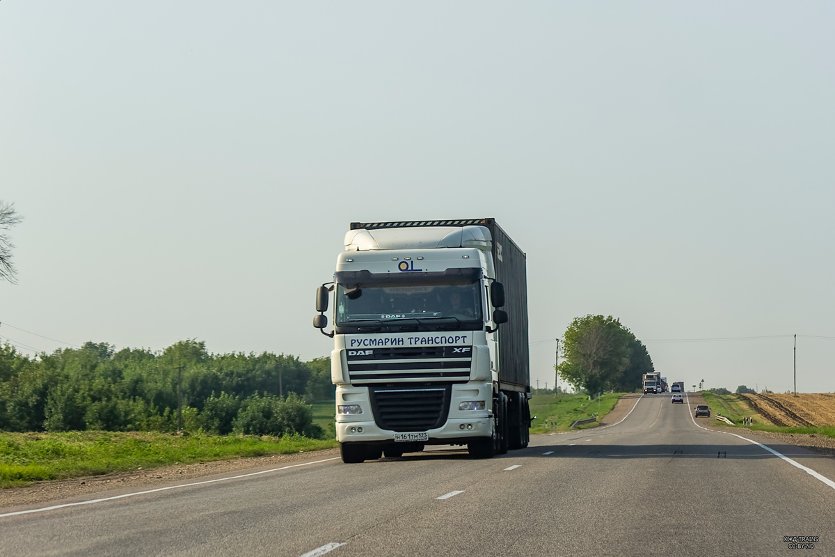 Краснодарский край, № Н 161 ТМ 123 — DAF XF105 FTG