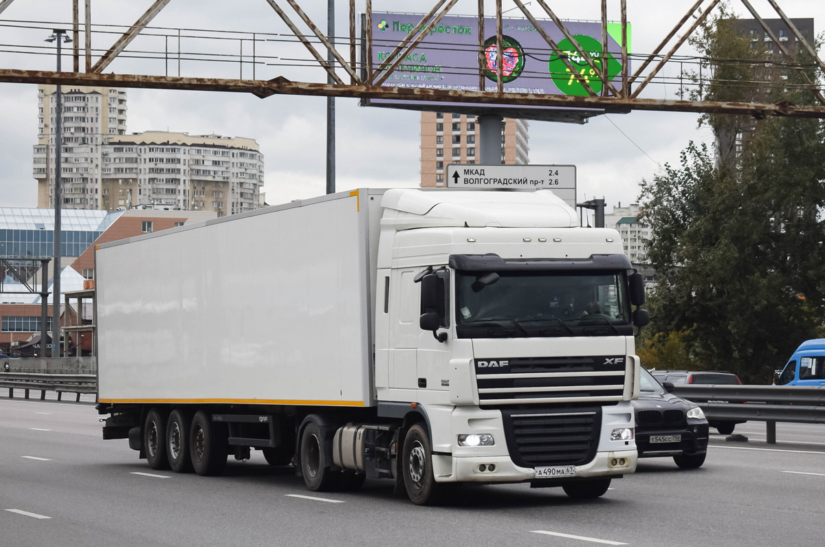 Смоленская область, № А 490 МА 67 — DAF XF105 FT