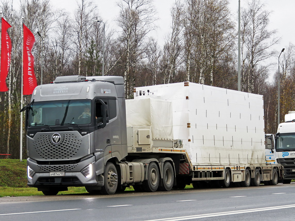 Омская область, № А 487 НА 155 — Foton Auman Galaxy (общая)