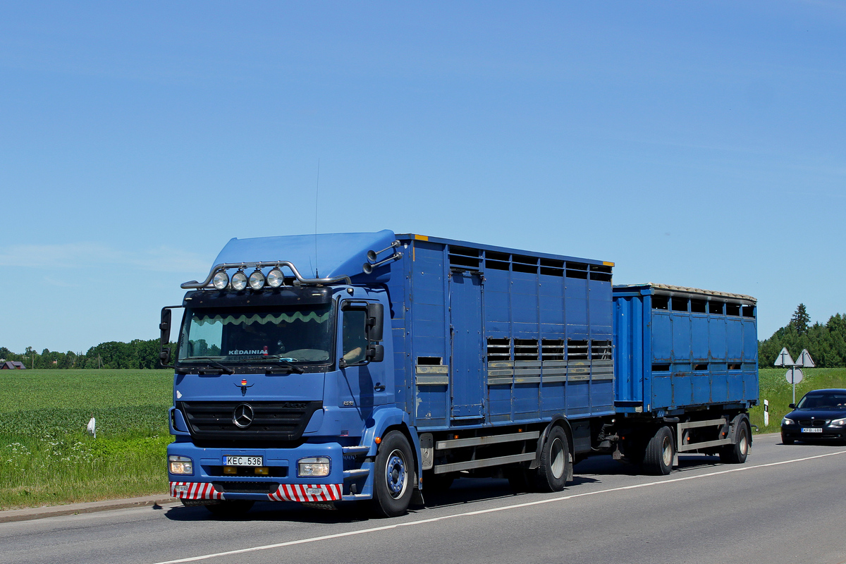 Литва, № KEC 536 — Mercedes-Benz Axor 1828