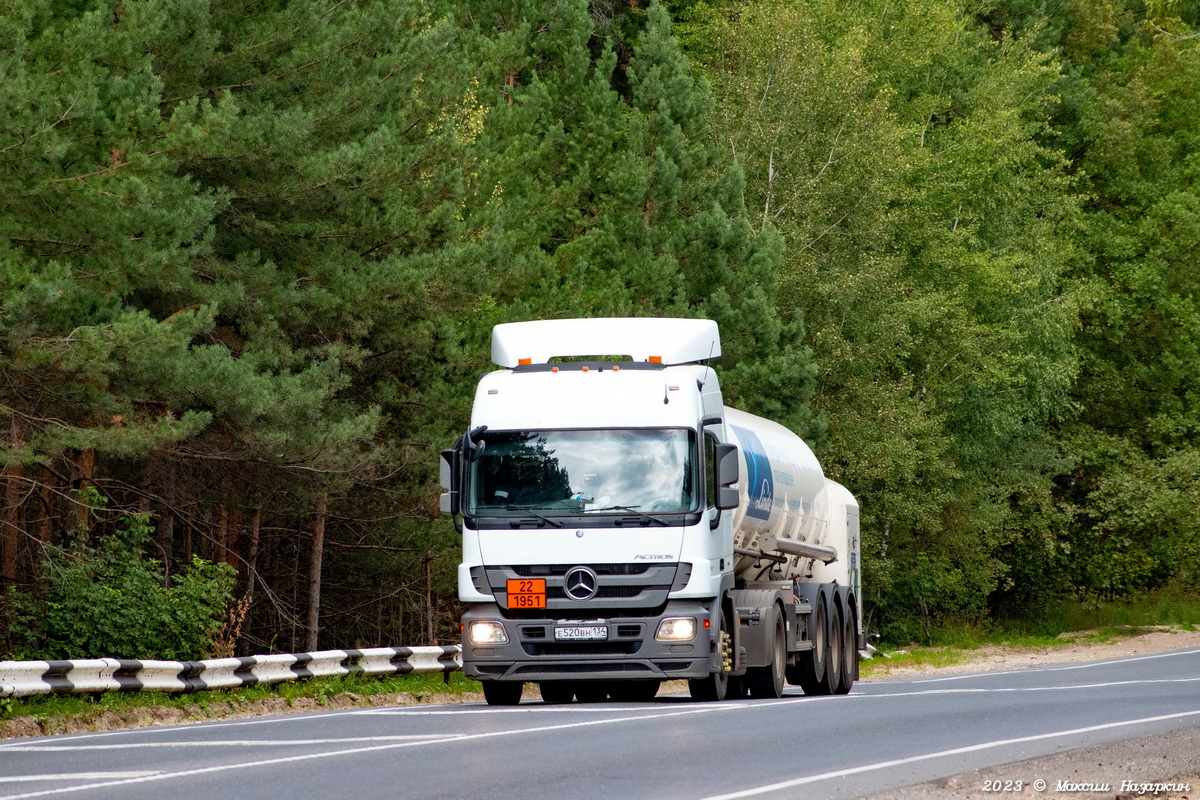 Волгоградская область, № Е 520 ВН 134 — Mercedes-Benz Actros '09 1841 [Z9M]