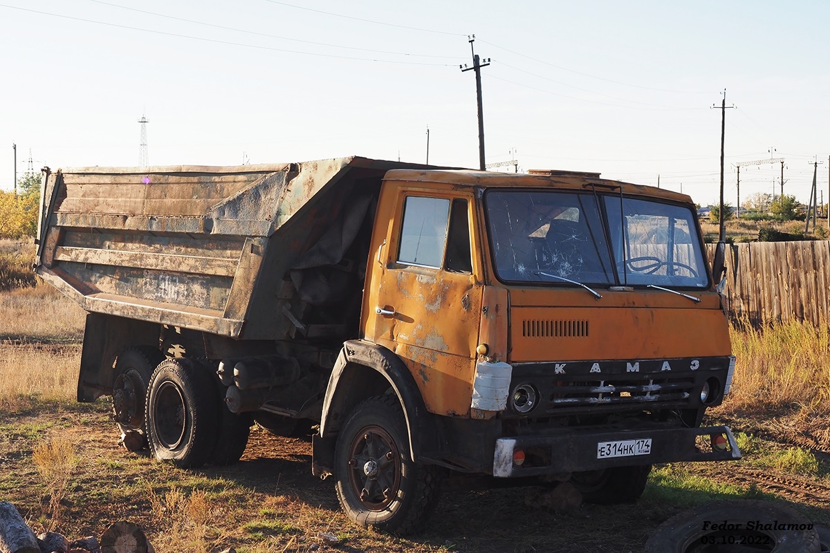 Челябинская область, № Е 314 НК 174 — КамАЗ-5511