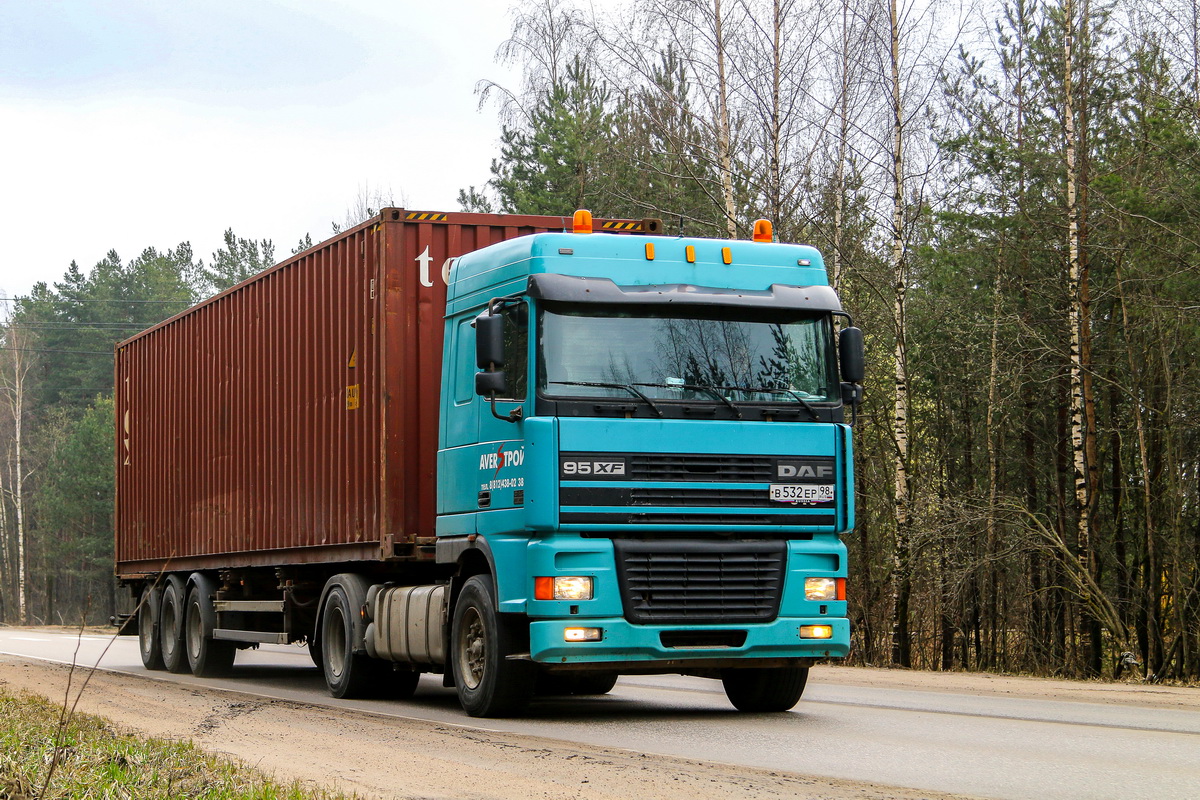 Санкт-Петербург, № В 532 ЕР 98 — DAF 95XF FT