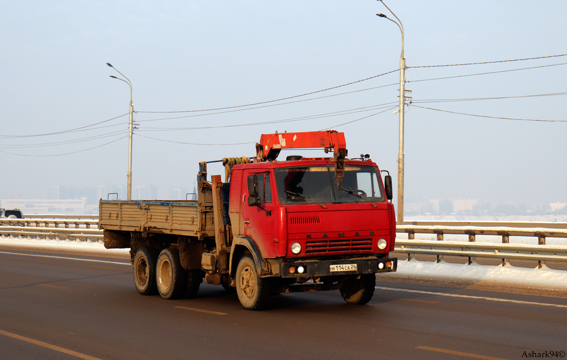 Красноярский край, № Н 114 СА 24 — КамАЗ-5320