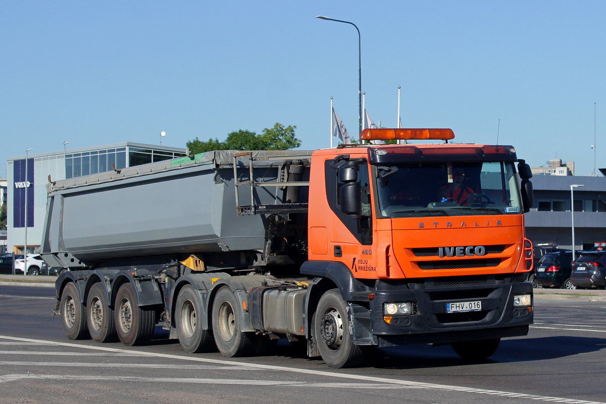 Литва, № FHV 016 — IVECO Stralis ('2007) 450