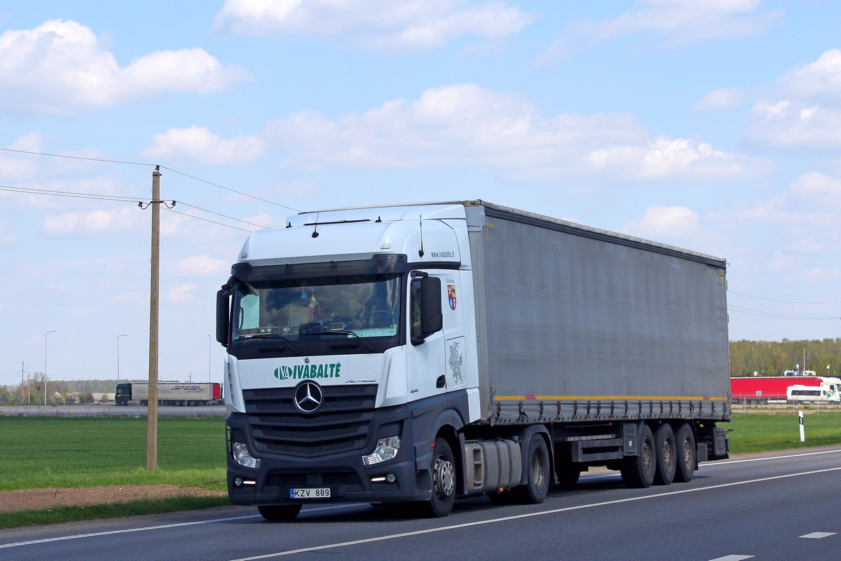 Литва, № KZV 809 — Mercedes-Benz Actros ('2011)