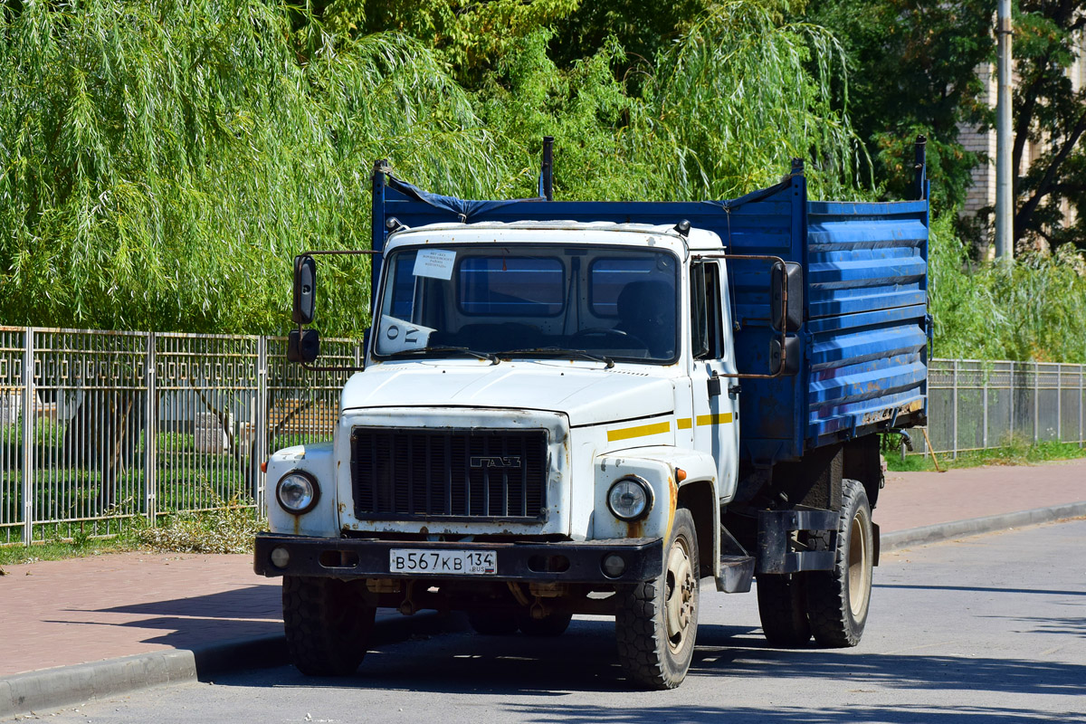 Волгоградская область, № В 567 КВ 134 — ГАЗ-3309