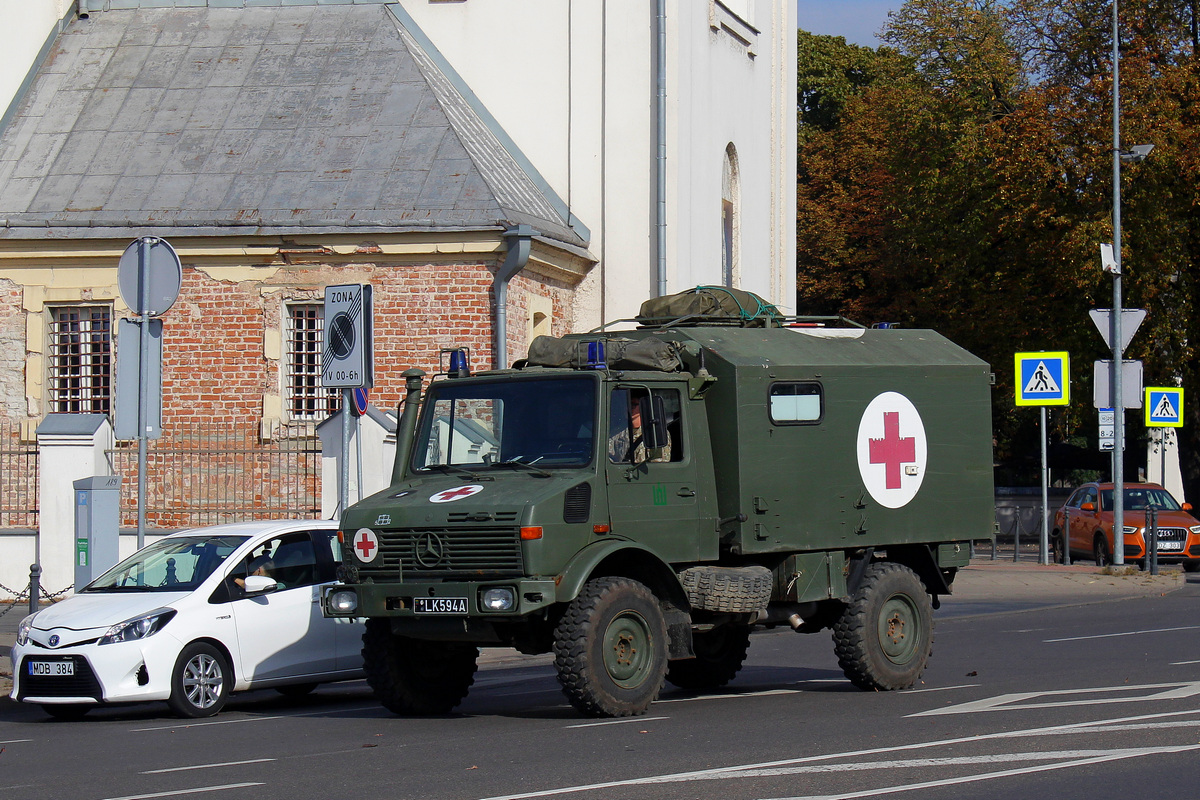 Литва, № LK 594 A — Mercedes-Benz Unimog (общ.м)