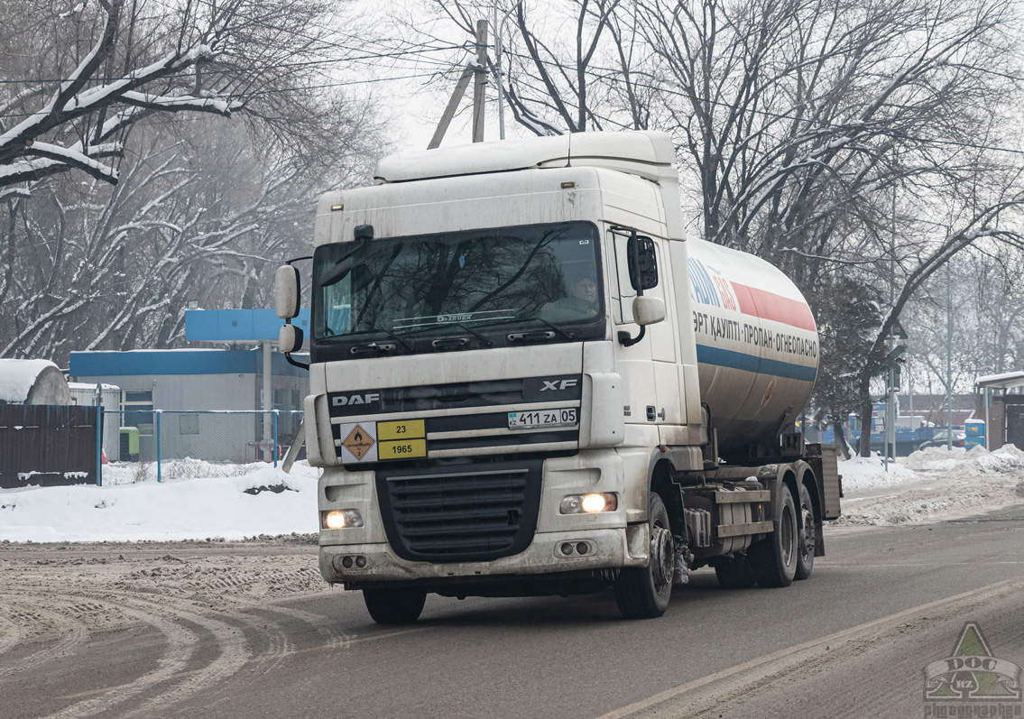 Алматинская область, № 411 ZA 05 — DAF XF105 FAR