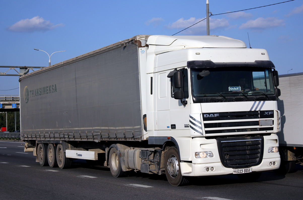 Узбекистан, № 90 015 BBA — DAF XF105 FT