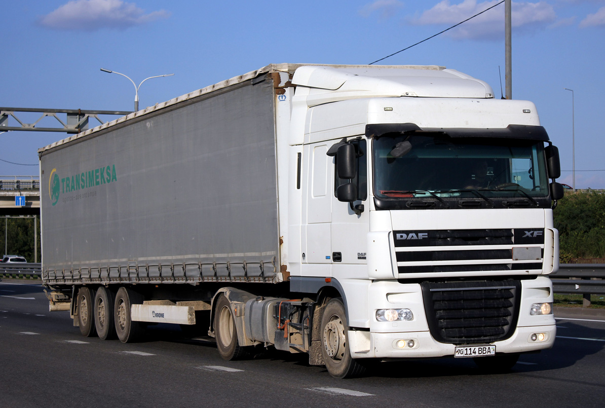 Узбекистан, № 90 114 BBA — DAF XF105 FT