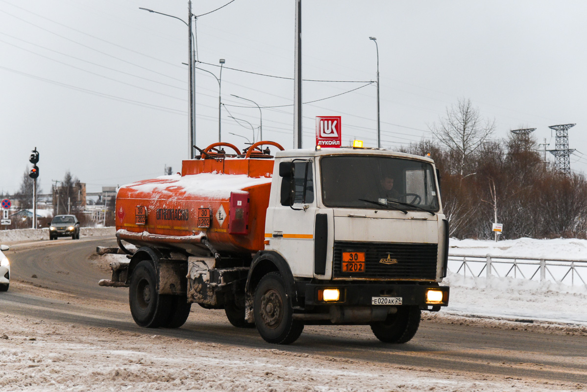 Архангельская область, № Е 020 АК 29 — МАЗ-533702