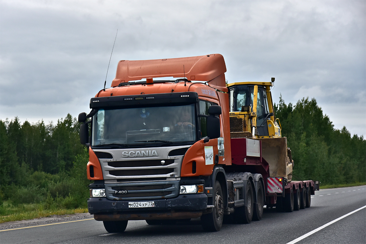 Тюменская область, № М 024 ХР 72 — Scania ('2011) P400