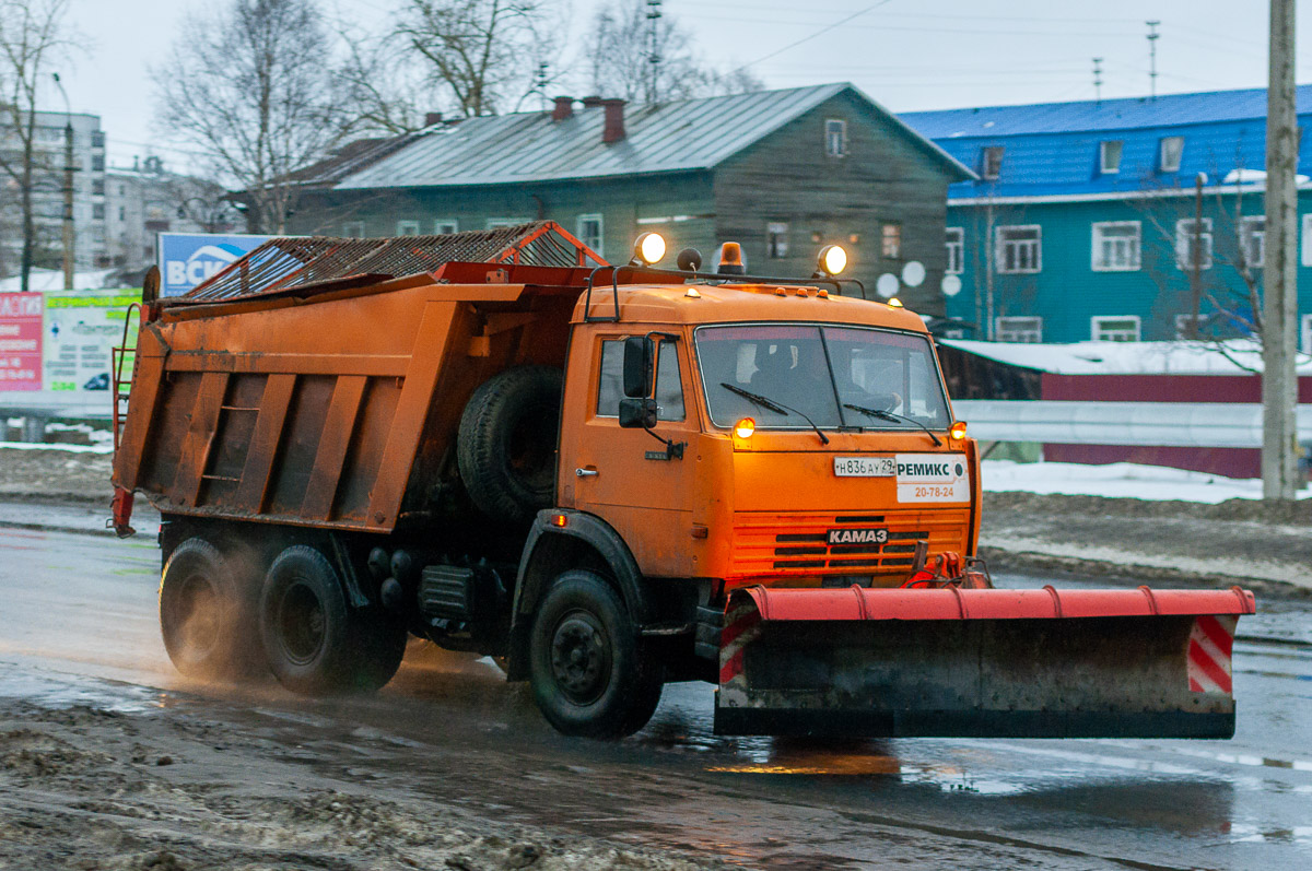 Архангельская область, № Н 836 АУ 29 — КамАЗ-65115 [651150]